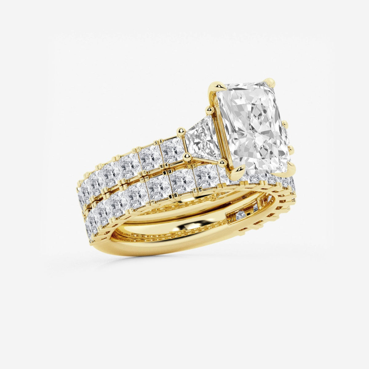 Genevieve - Intricate Bridal Set Engagement Ring