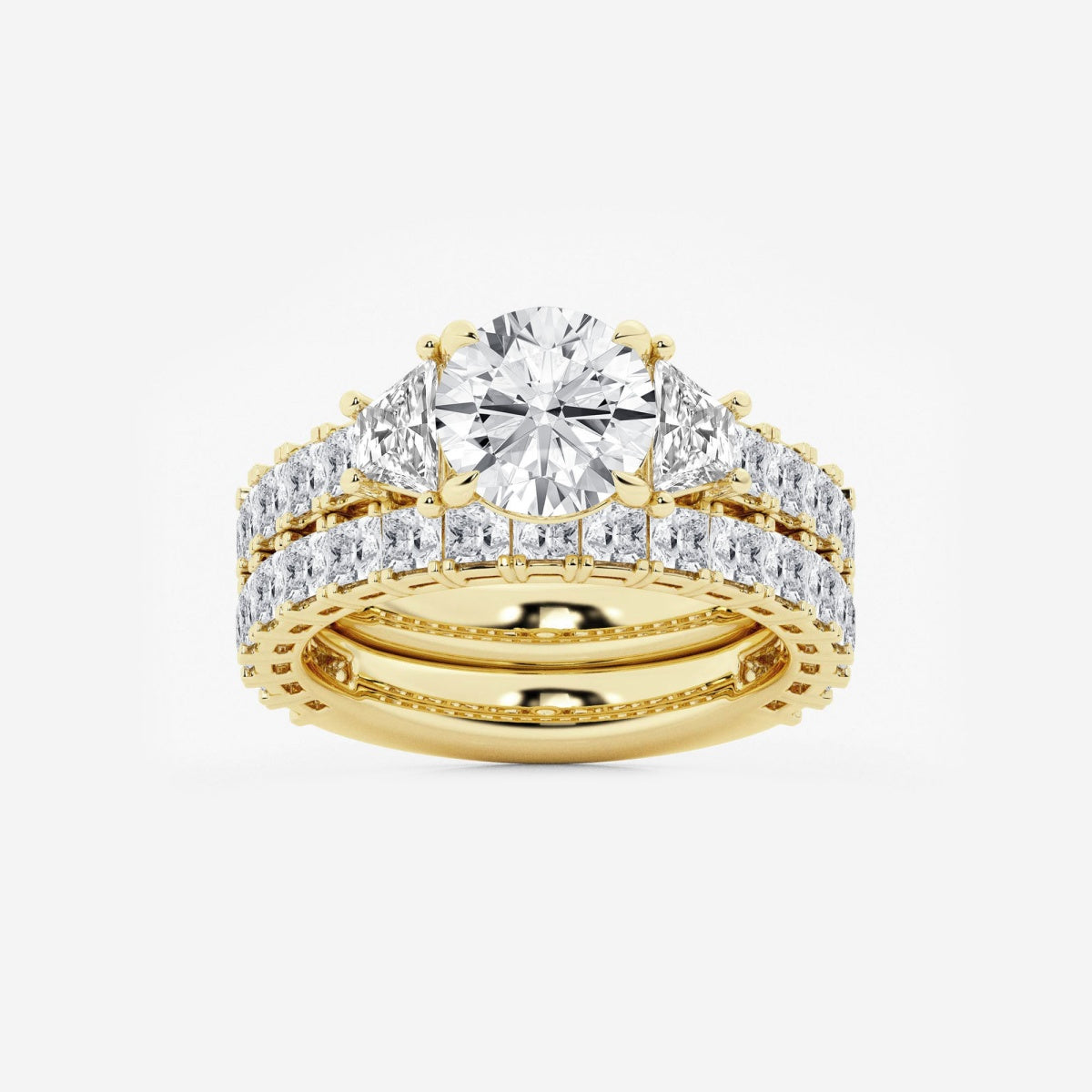 Genevieve - Intricate Bridal Set Engagement Ring