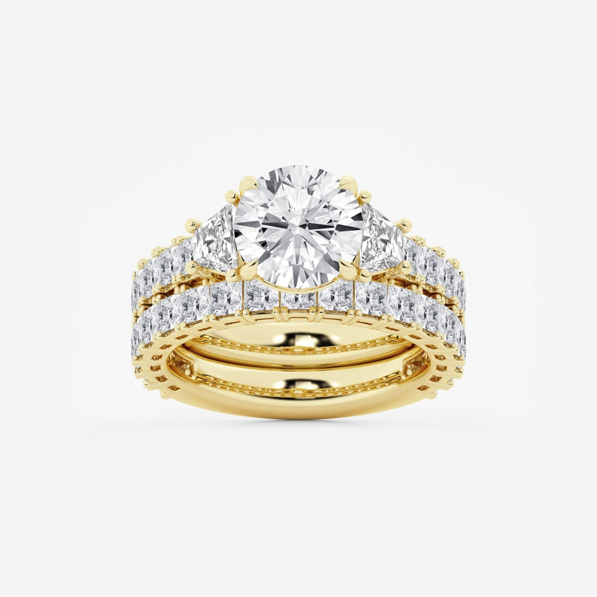 Genevieve - Intricate Bridal Set Engagement Ring