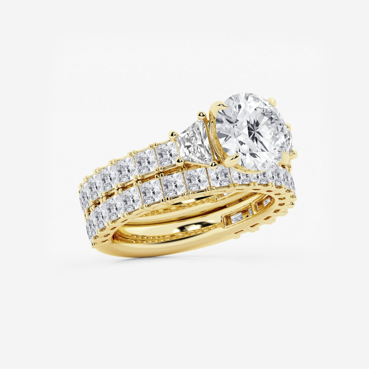 Genevieve - Intricate Bridal Set Engagement Ring