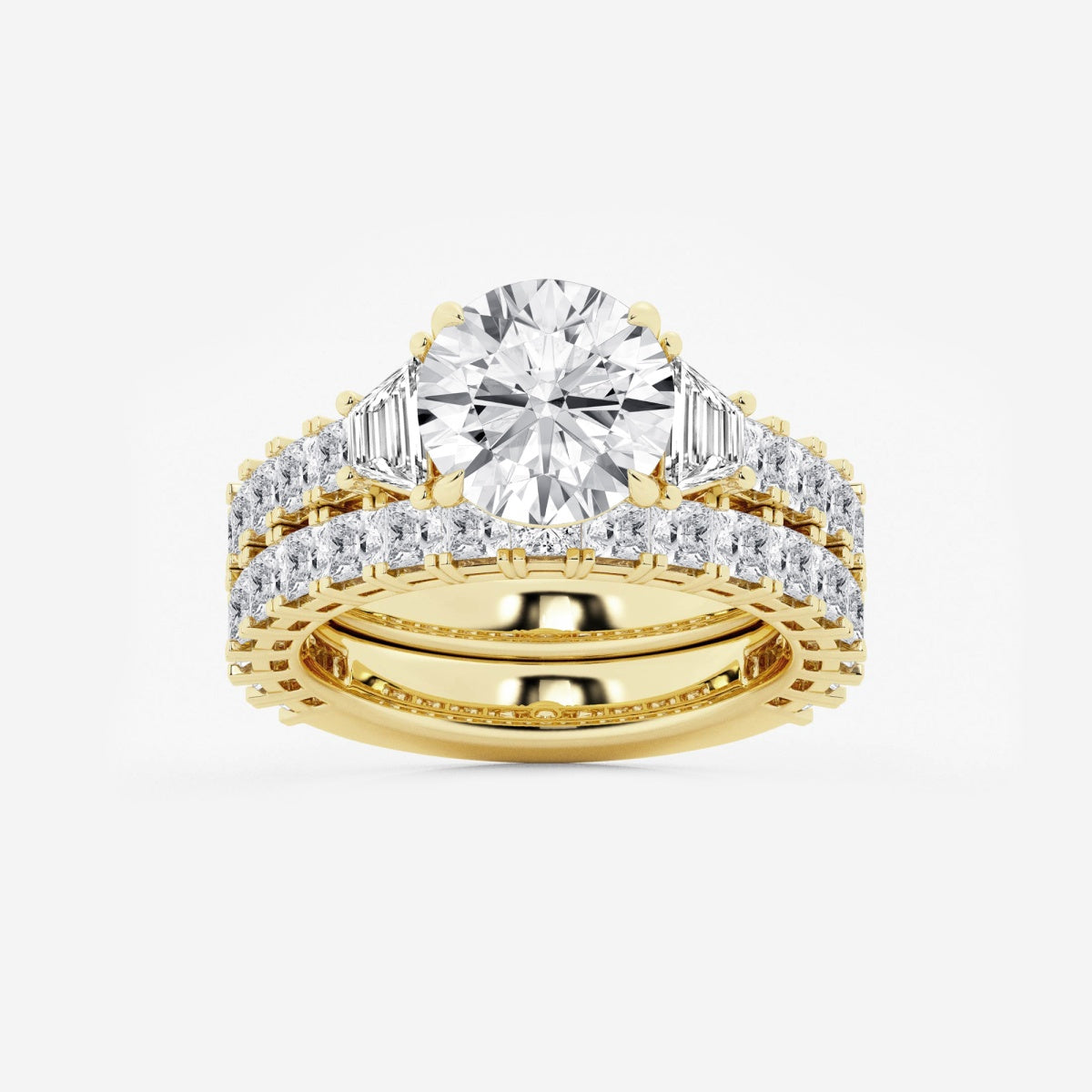 Genevieve - Intricate Bridal Set Engagement Ring