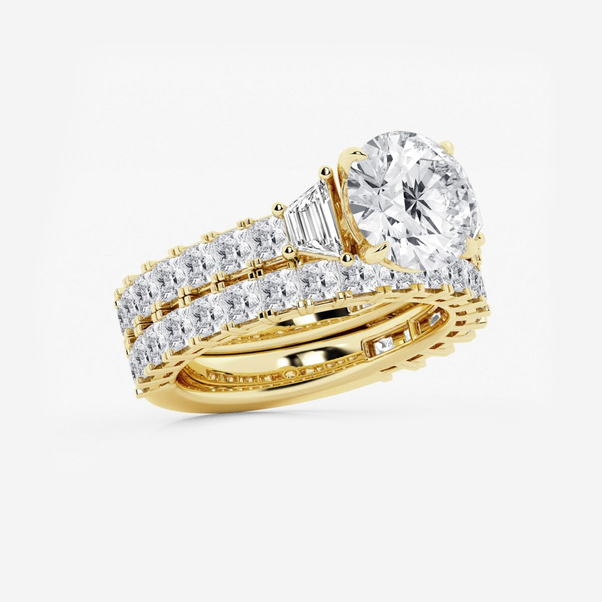 Genevieve - Intricate Bridal Set Engagement Ring