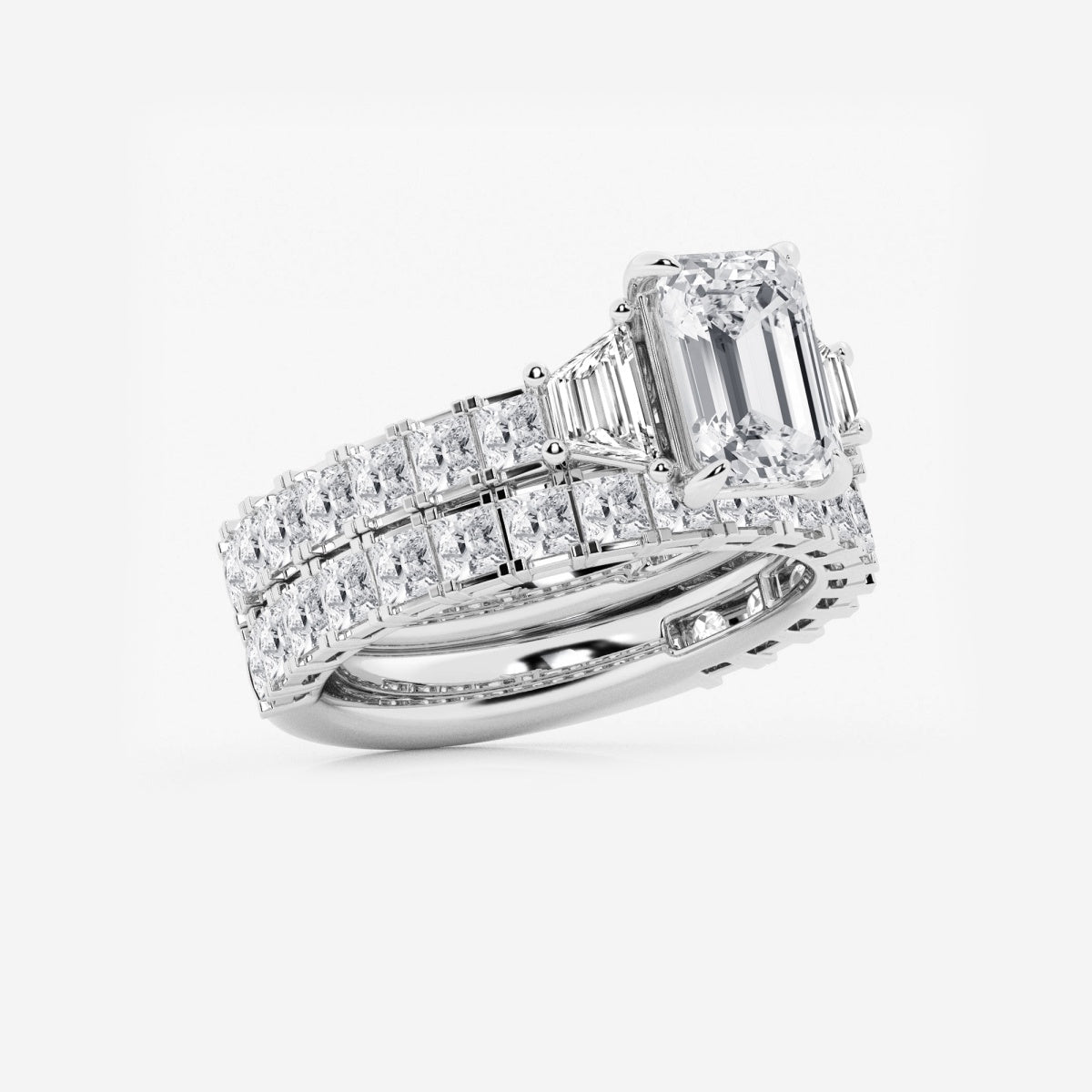 Genevieve - Intricate Bridal Set Engagement Ring