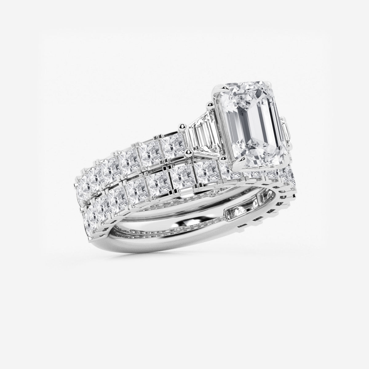 Genevieve - Intricate Bridal Set Engagement Ring