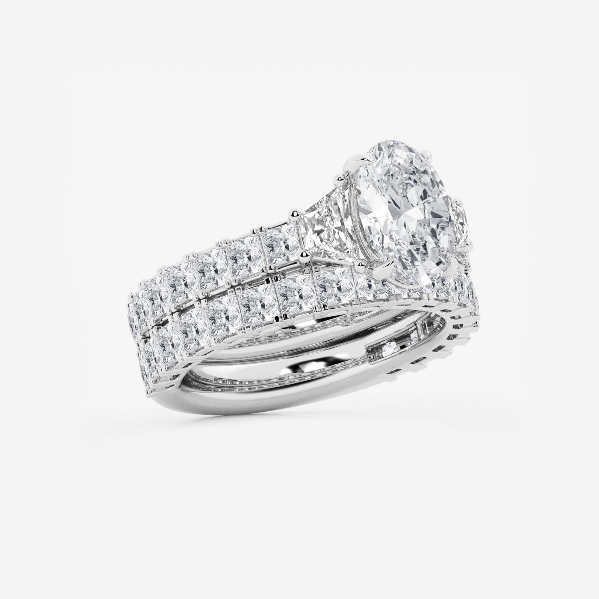 Genevieve - Intricate Bridal Set Engagement Ring