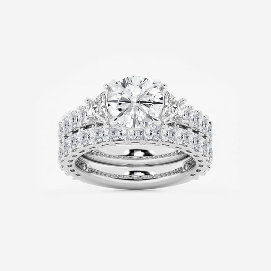 Genevieve - Intricate Bridal Set Engagement Ring