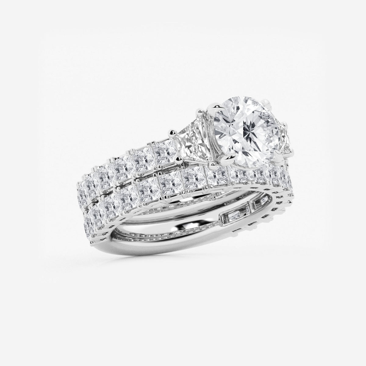 Genevieve - Intricate Bridal Set Engagement Ring