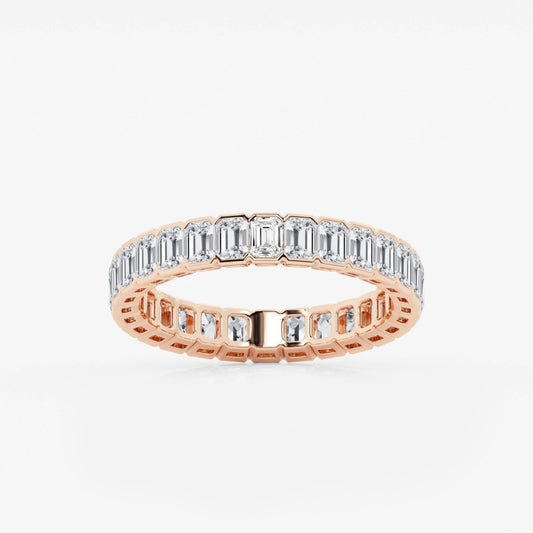 Harper - Half Bezel Sophistication Wedding Ring