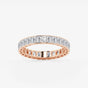 Harper - Half Bezel Sophistication Wedding Ring