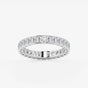 Harper - Half Bezel Sophistication Wedding Ring