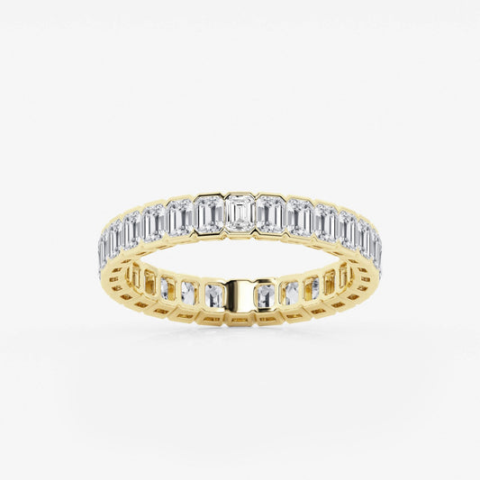 Harper - Half Bezel Sophistication Wedding Ring