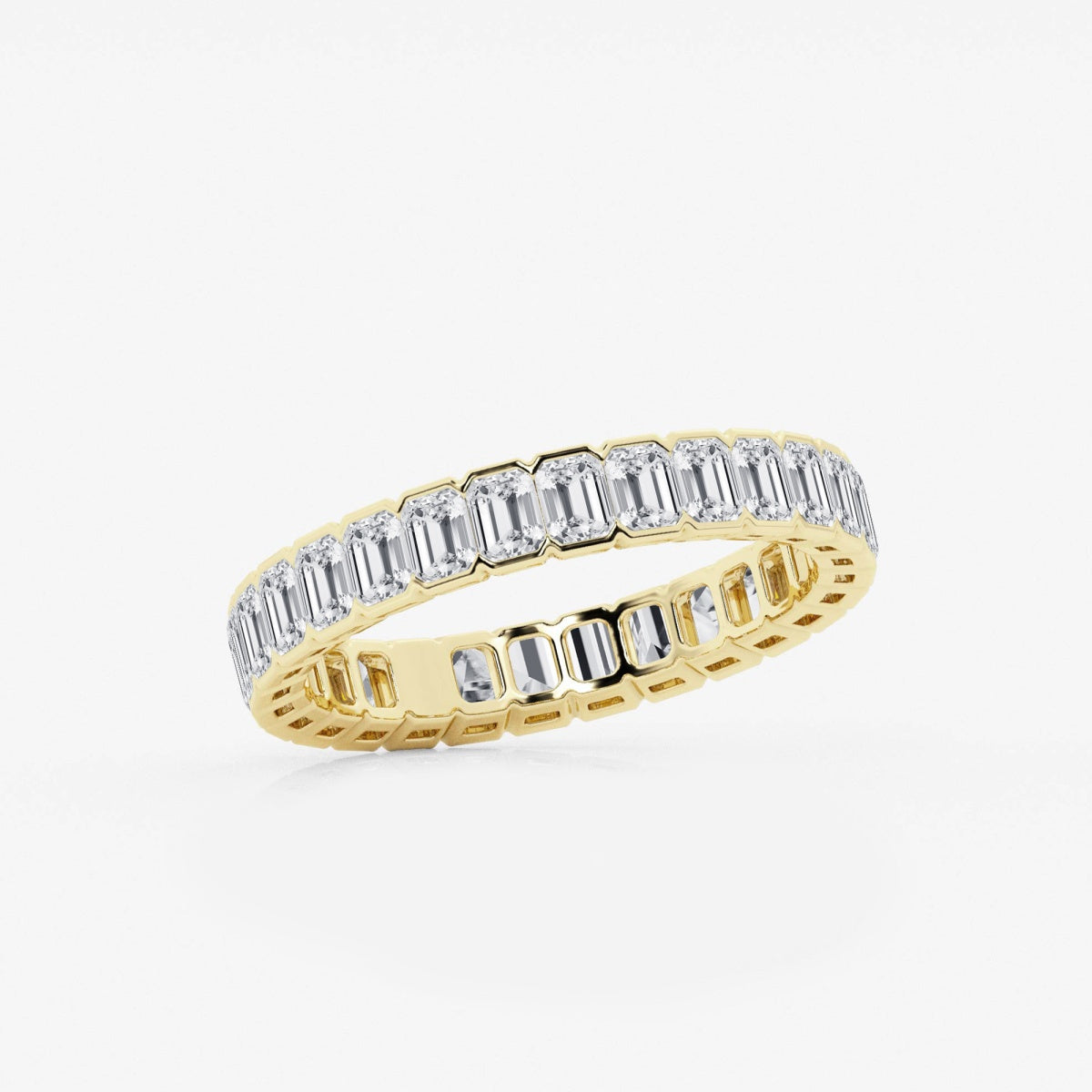 Harper - Half Bezel Sophistication Wedding Ring