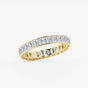 Harper - Half Bezel Sophistication Wedding Ring