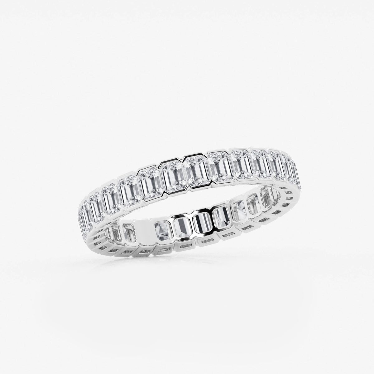 Harper - Half Bezel Sophistication Wedding Ring