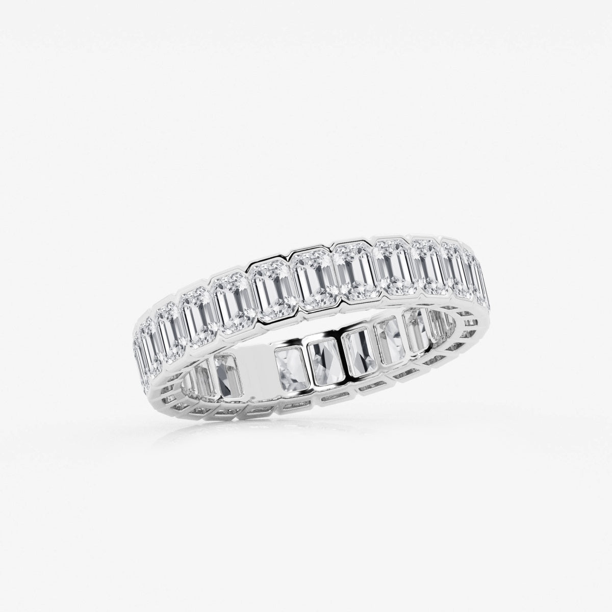 Harper - Half Bezel Sophistication Wedding Ring