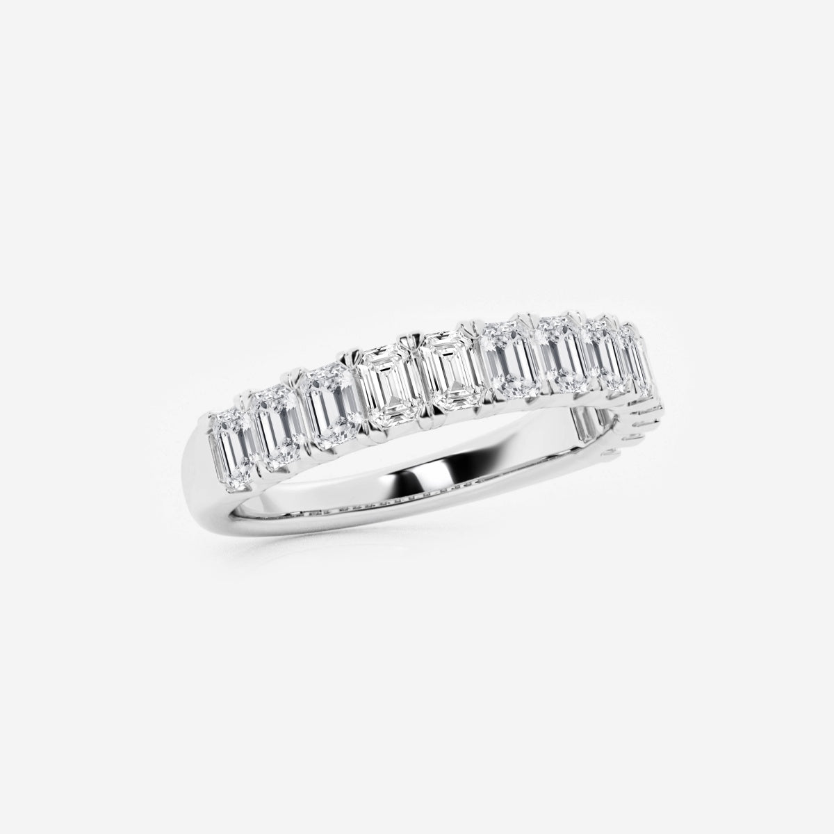 Khloe - Radiant Emerald Band Wedding Ring