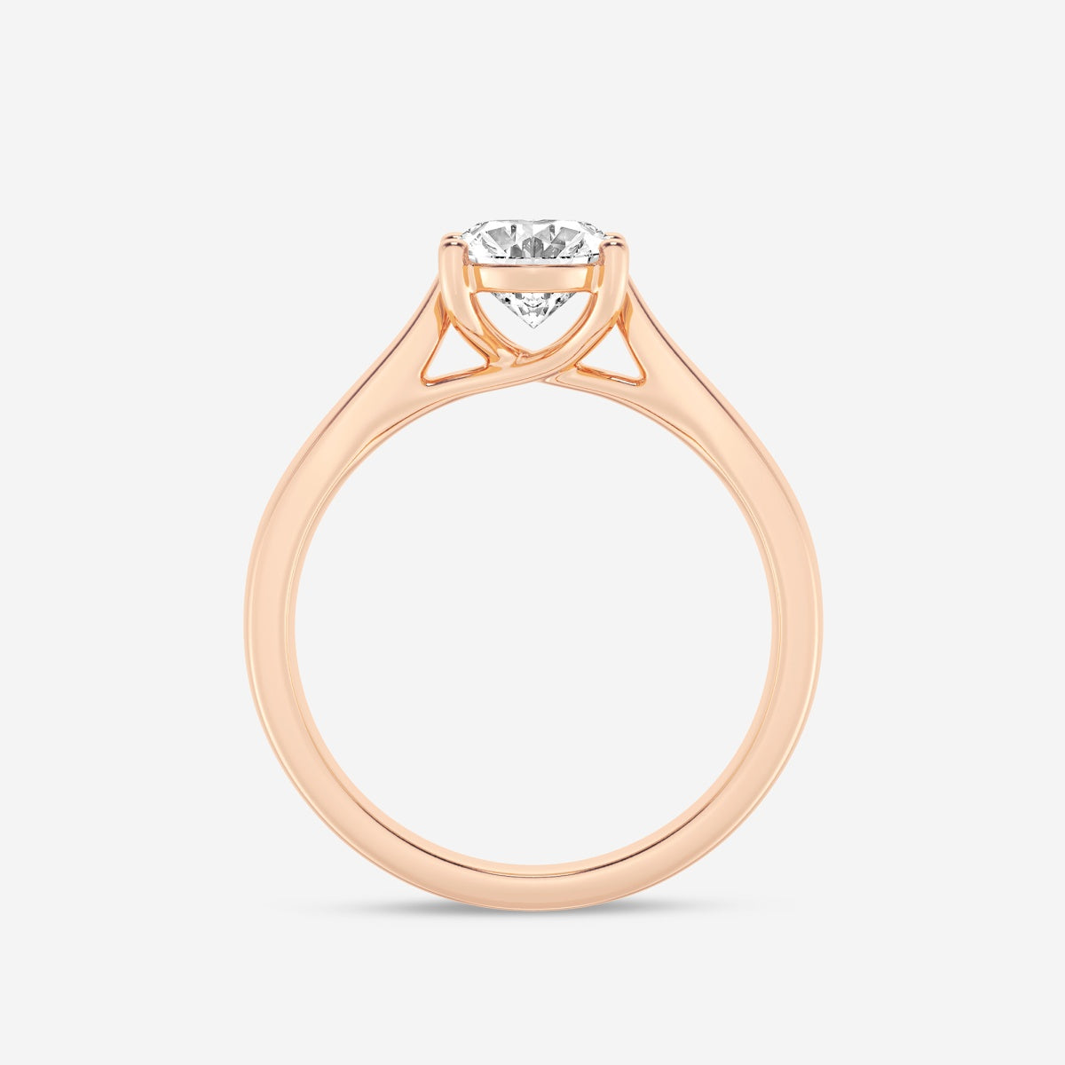 Harper - Trellis Solitaire Engagement Ring