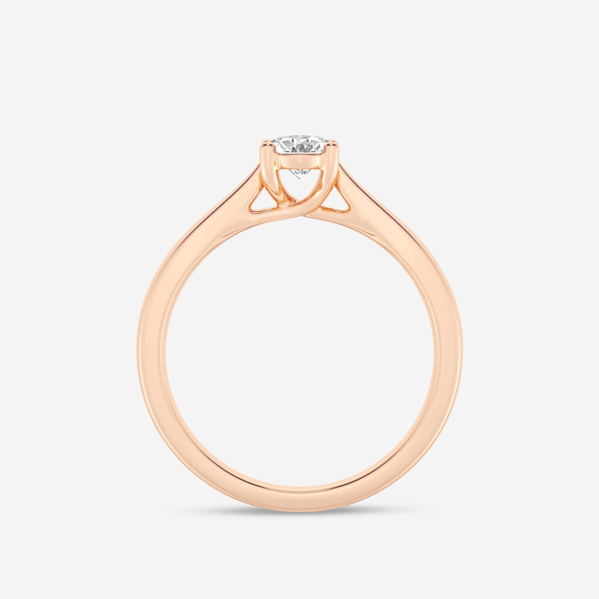 Harper - Trellis Solitaire Engagement Ring