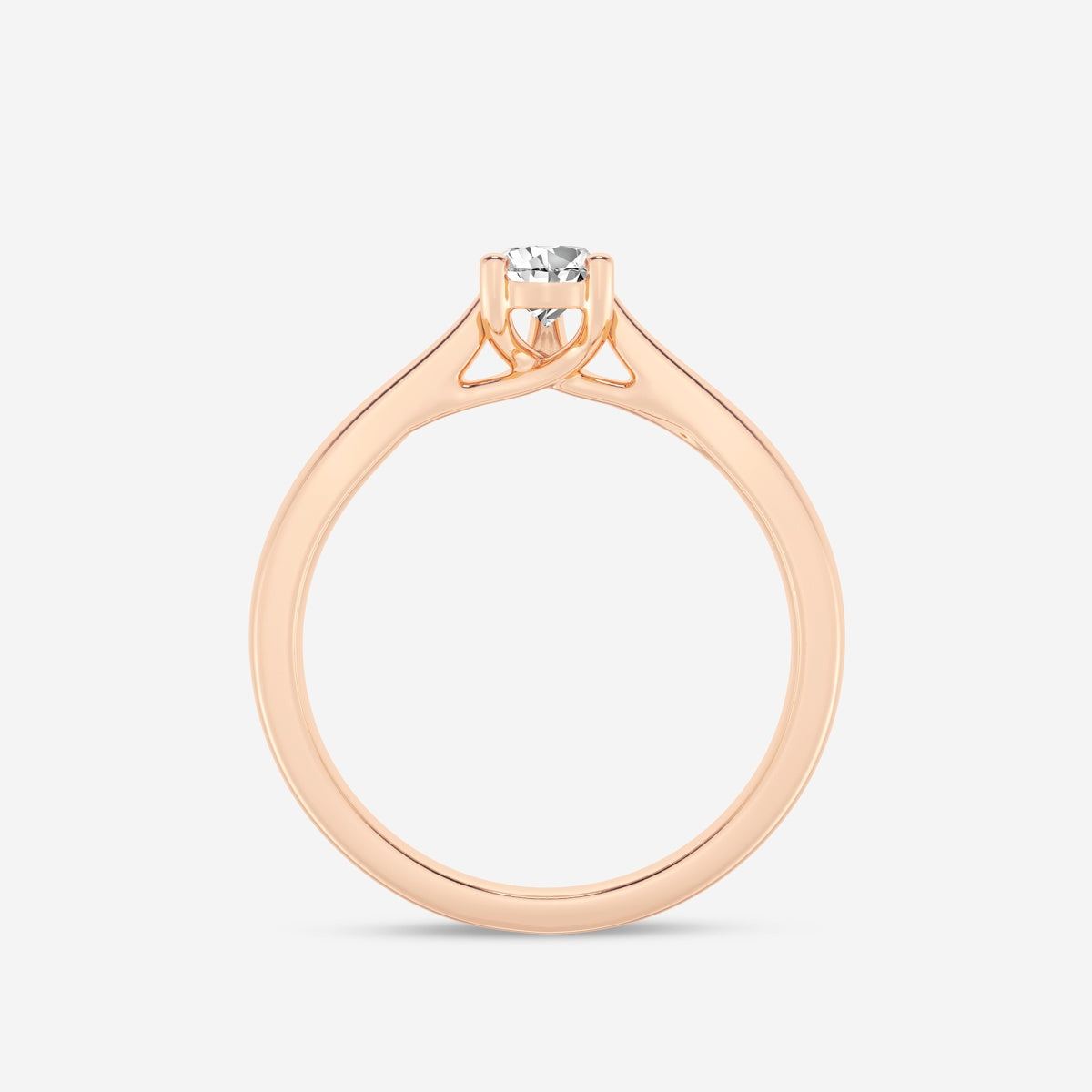 Harper - Trellis Solitaire Engagement Ring