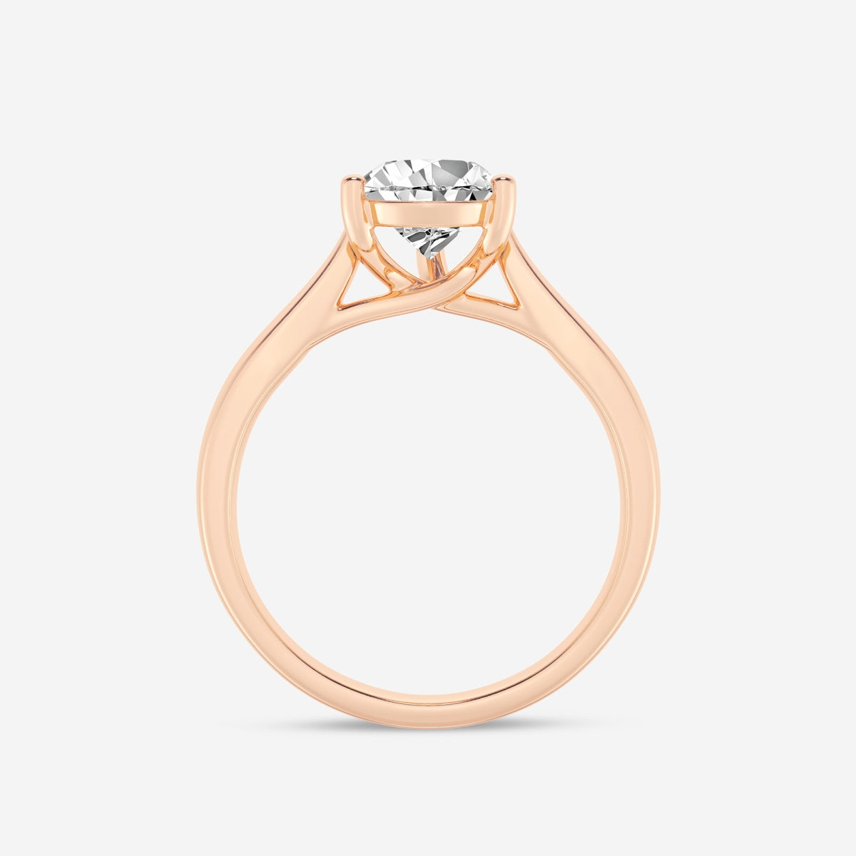 Harper - Trellis Solitaire Engagement Ring