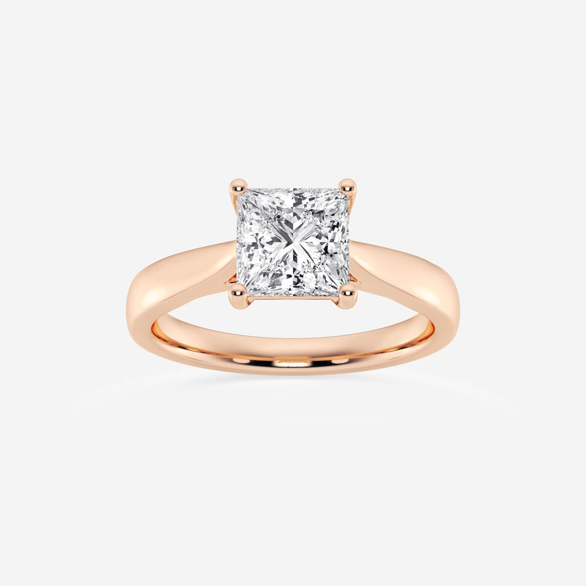 Harper - Trellis Solitaire Engagement Ring