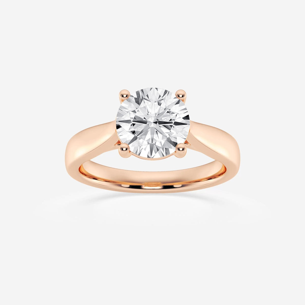 Harper - Trellis Solitaire Engagement Ring