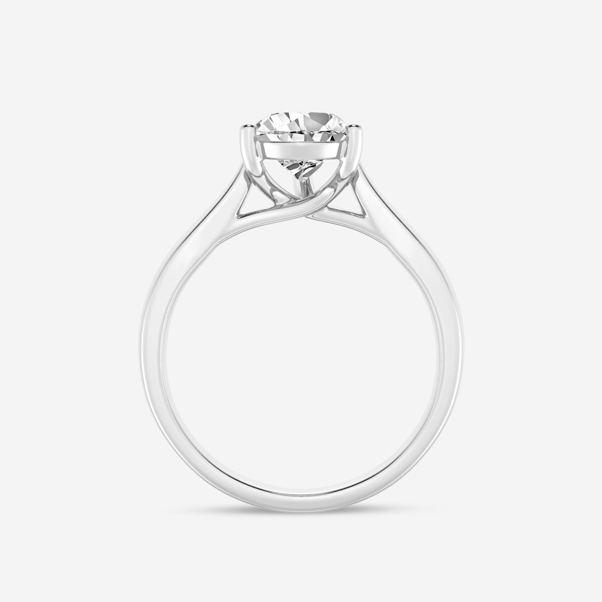 Harper - Trellis Solitaire Engagement Ring