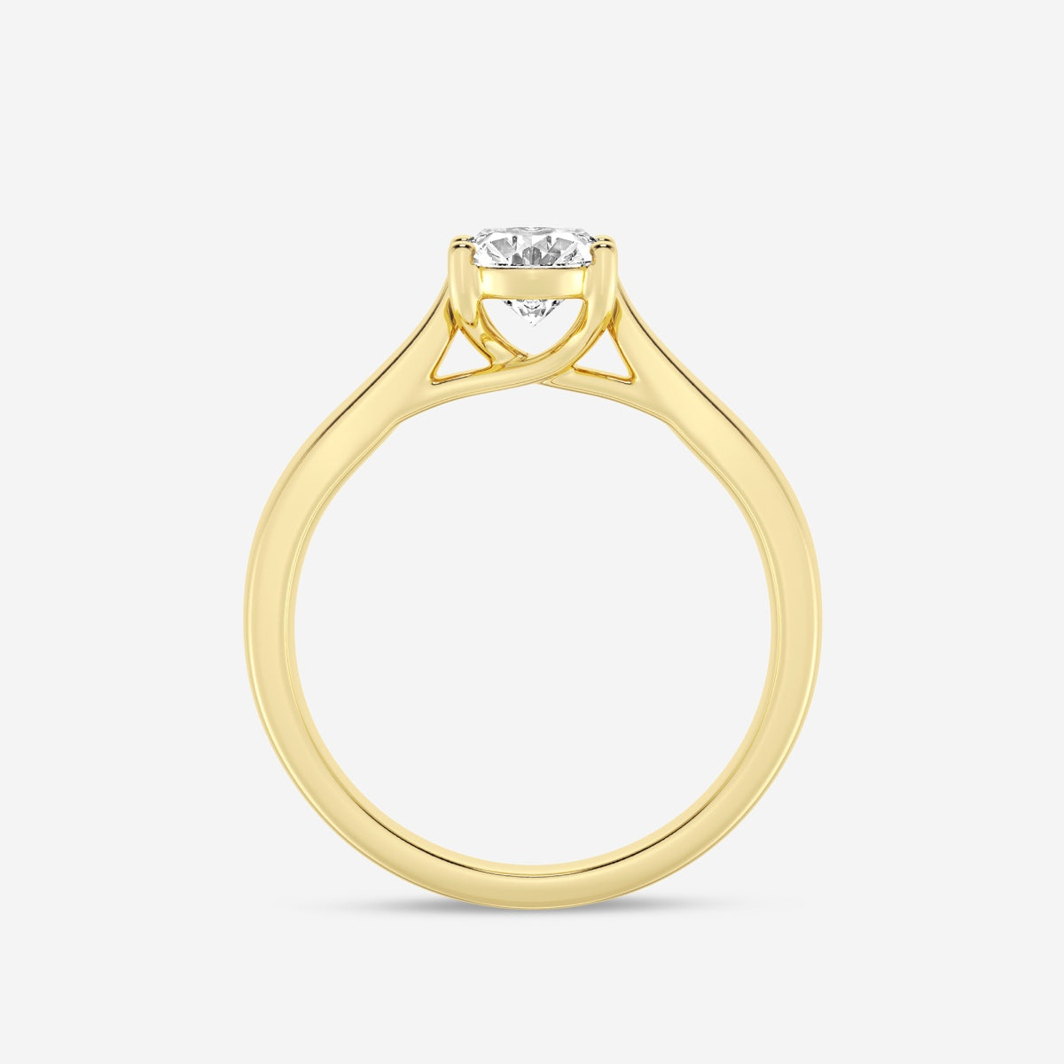 Harper - Trellis Solitaire Engagement Ring