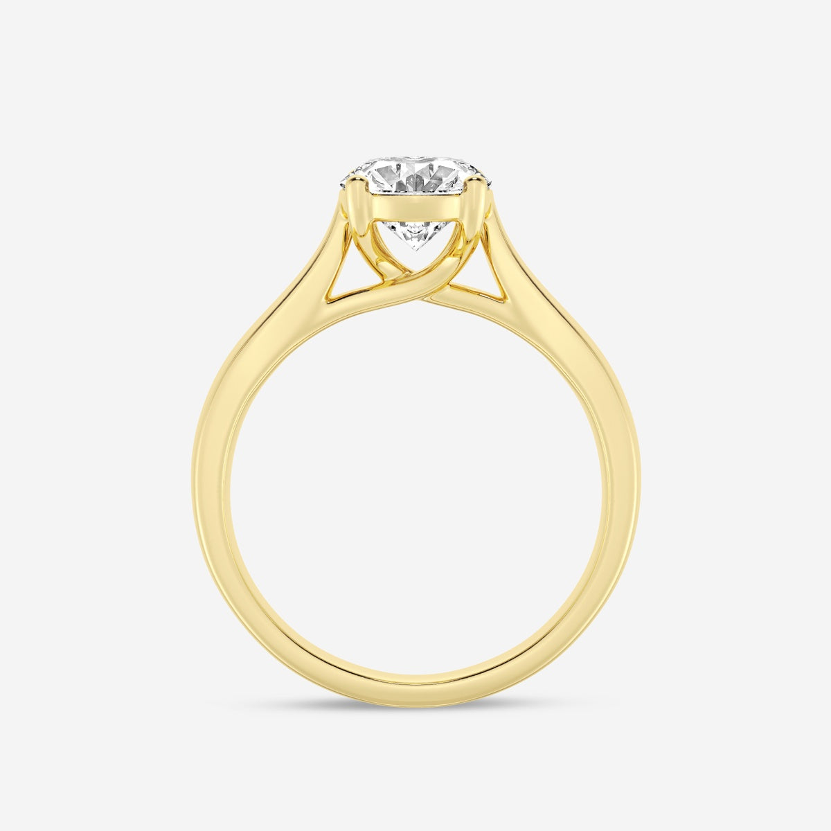 Harper - Trellis Solitaire Engagement Ring