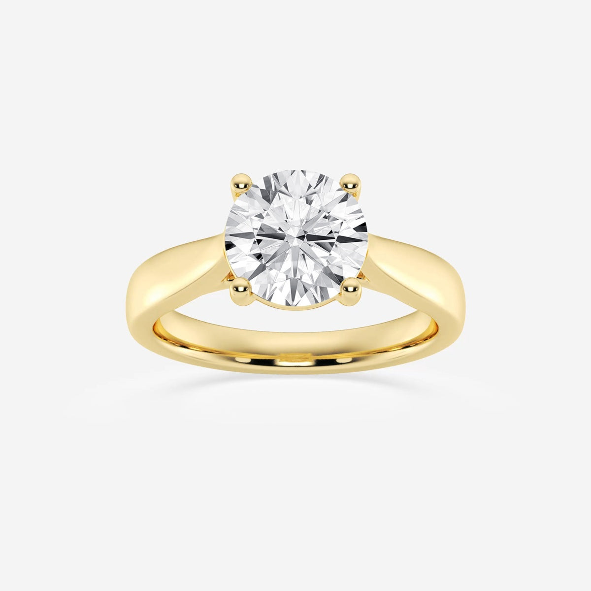 Harper - Trellis Solitaire Engagement Ring