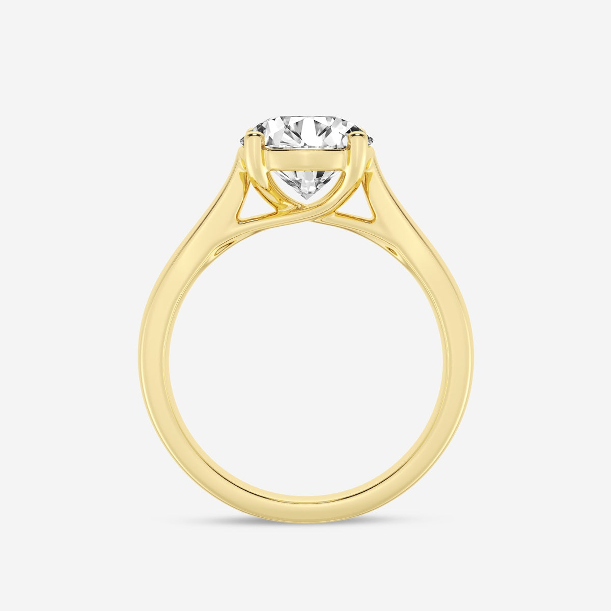 Harper - Trellis Solitaire Engagement Ring