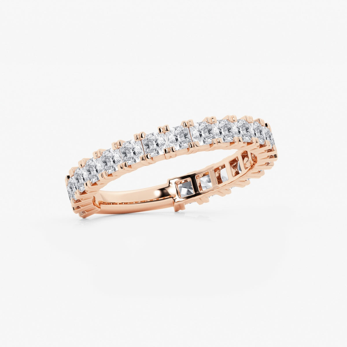 Hazel - 3/4 Eternity Band Wedding Ring