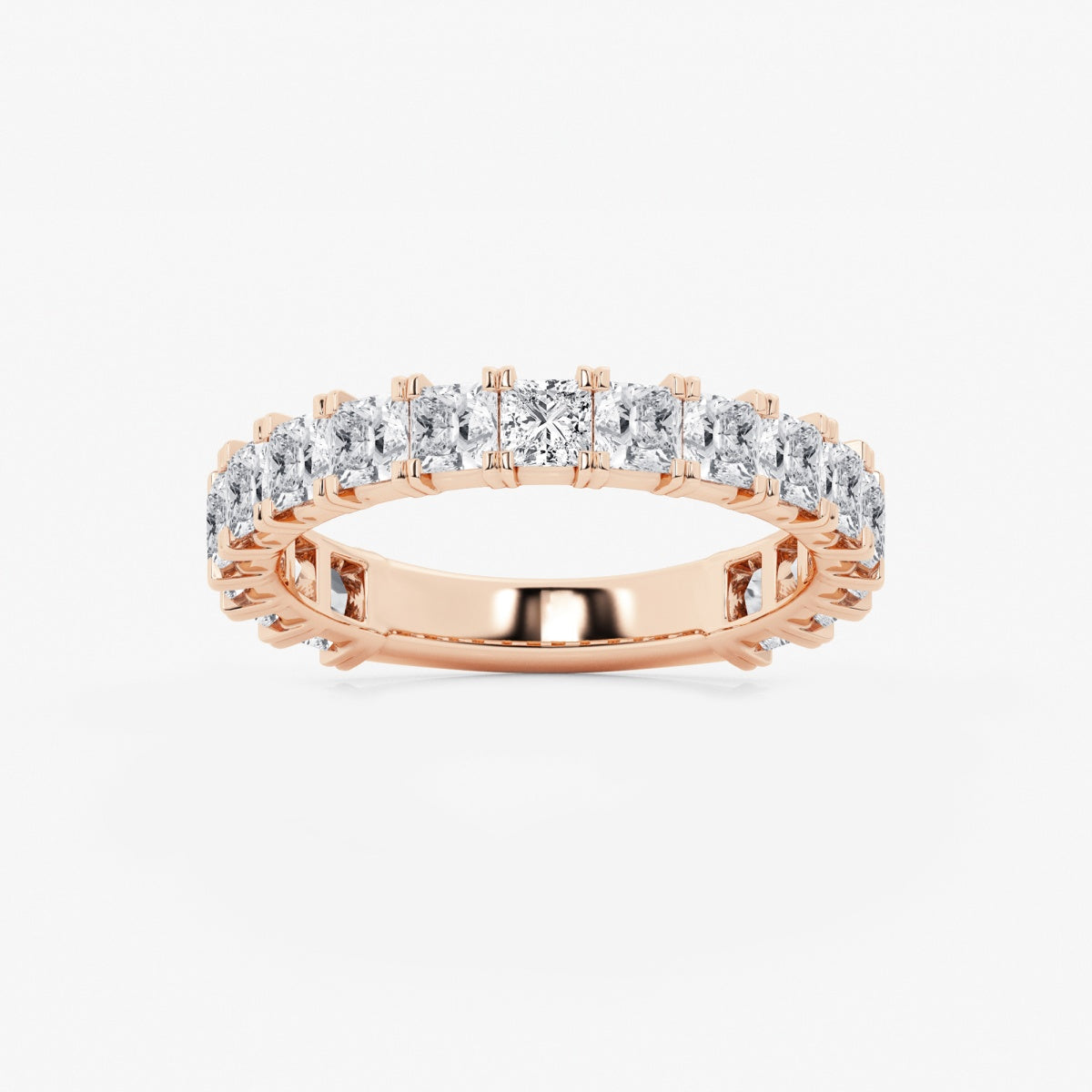 Hazel - 3/4 Eternity Band Wedding Ring