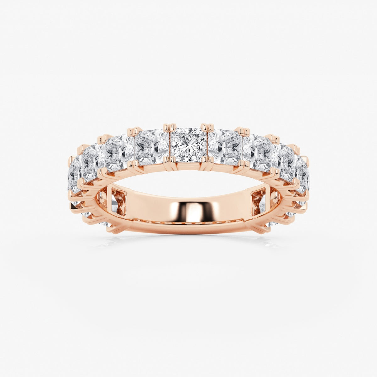 Hazel - 3/4 Eternity Band Wedding Ring