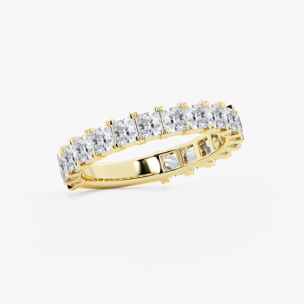 Hazel - 3/4 Eternity Band Wedding Ring