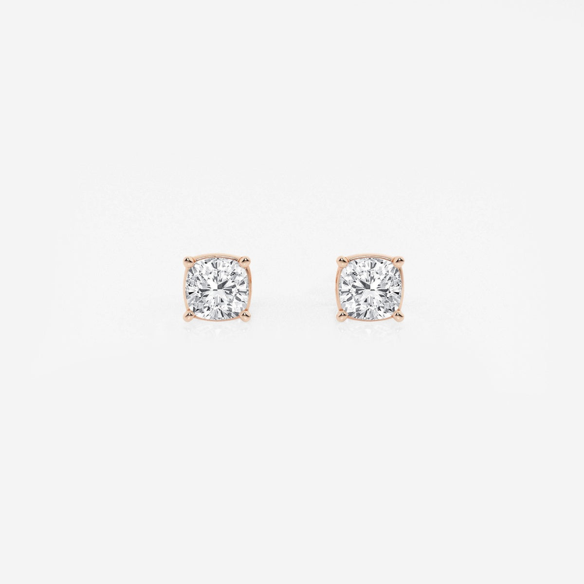 Hazel - Graceful Solitaire Setting Earrings