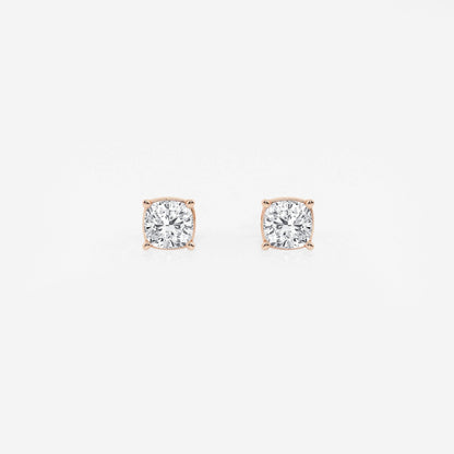 Hazel - Graceful Solitaire Setting Earrings