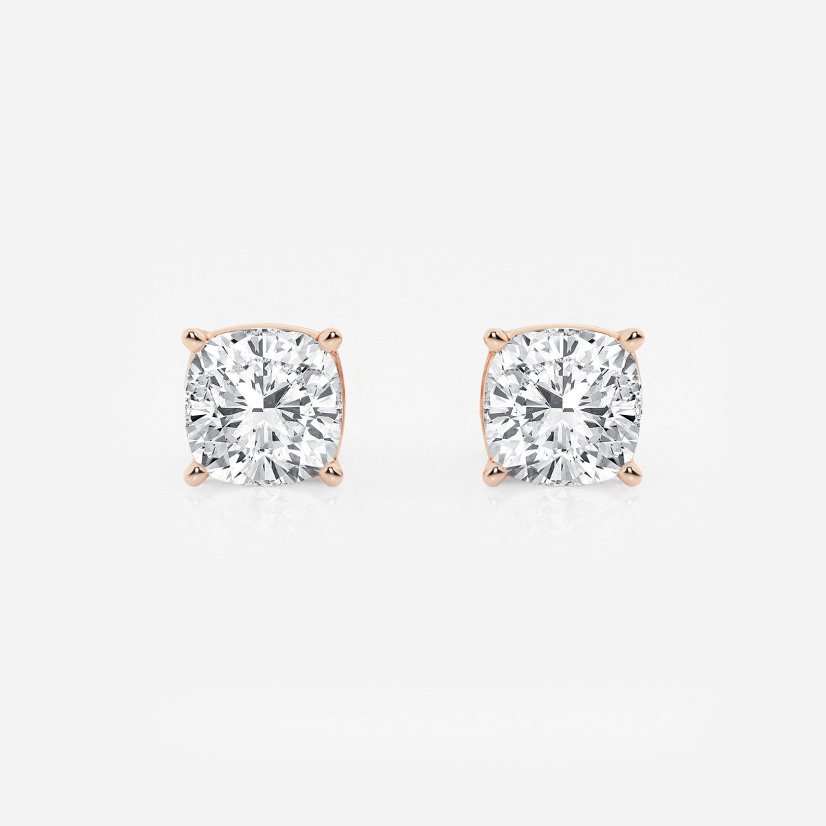 Hazel - Graceful Solitaire Setting Earrings