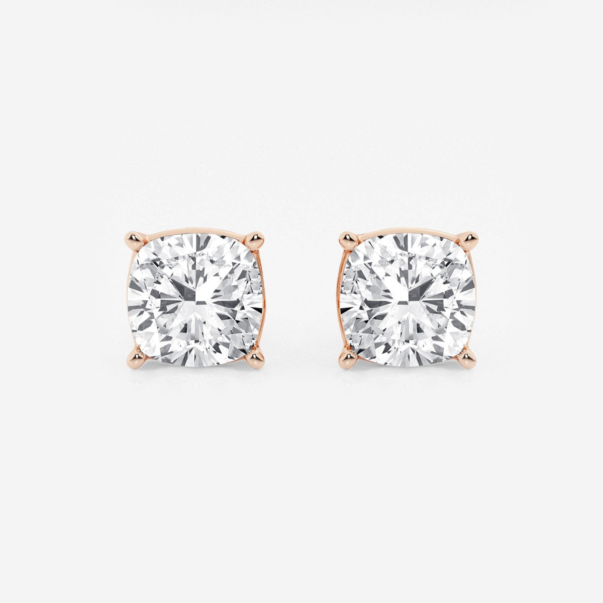 Hazel - Graceful Solitaire Setting Earrings