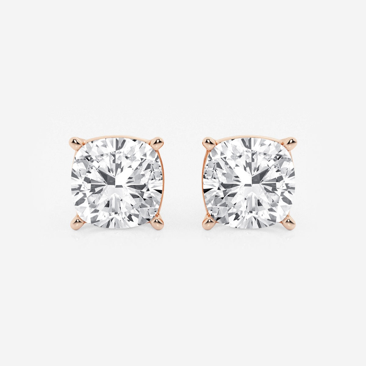 Hazel - Graceful Solitaire Setting Earrings