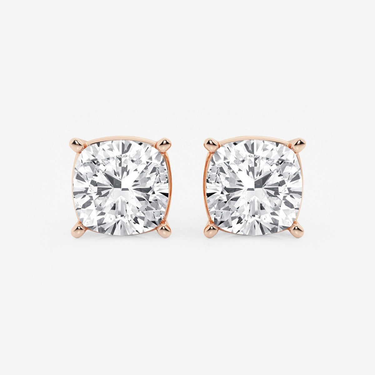 Hazel - Graceful Solitaire Setting Earrings