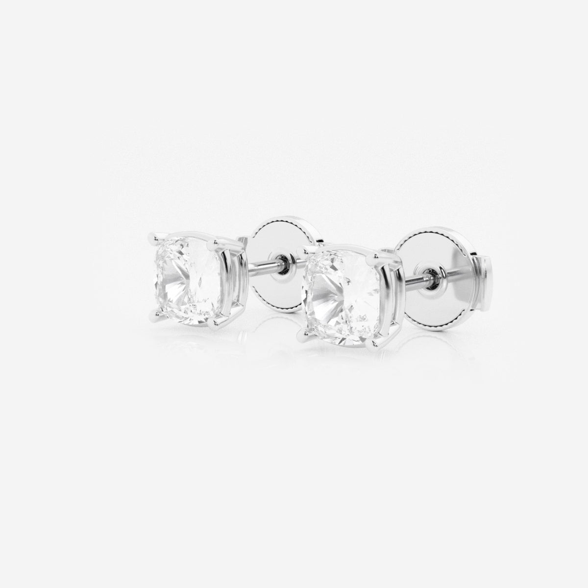 Hazel - Graceful Solitaire Setting Earrings