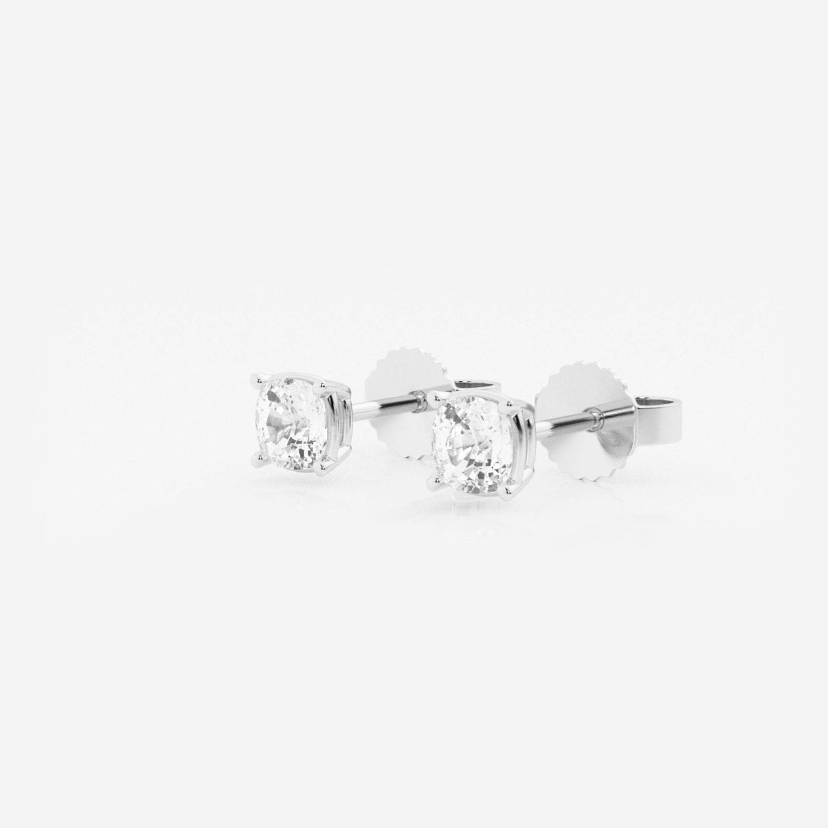 Hazel - Graceful Solitaire Setting Earrings