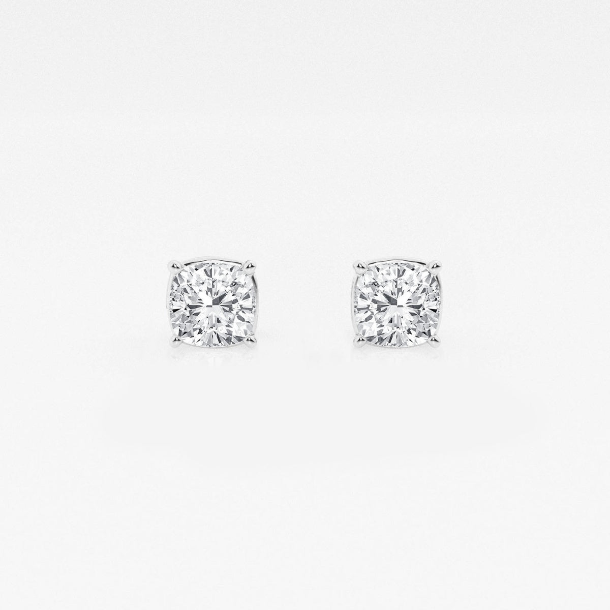 Hazel - Graceful Solitaire Setting Earrings