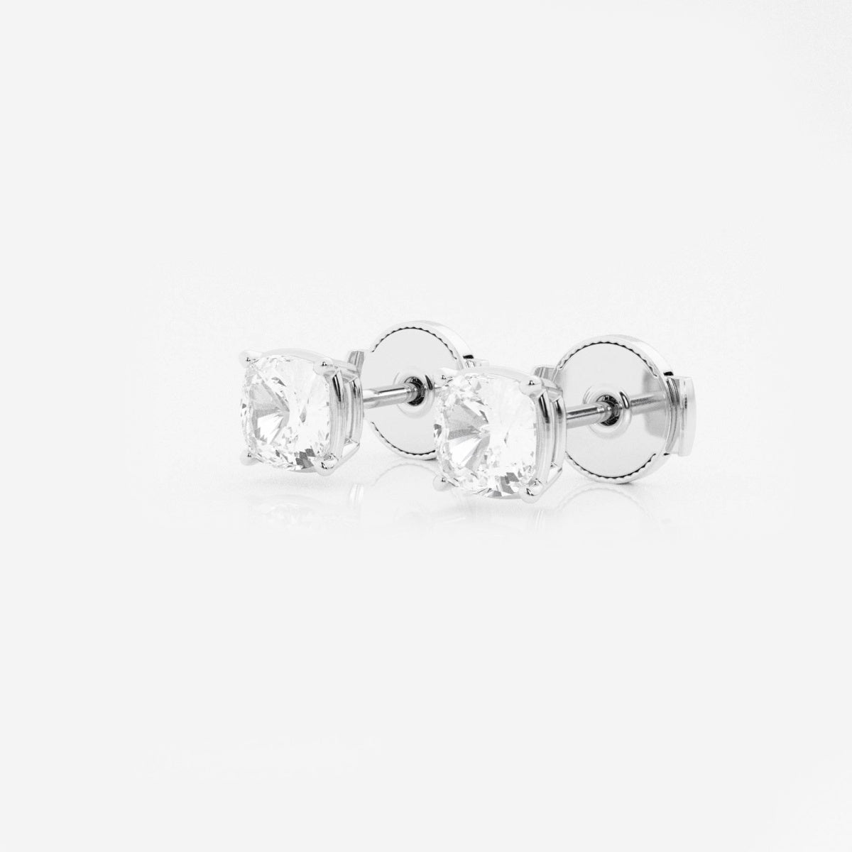 Hazel - Graceful Solitaire Setting Earrings