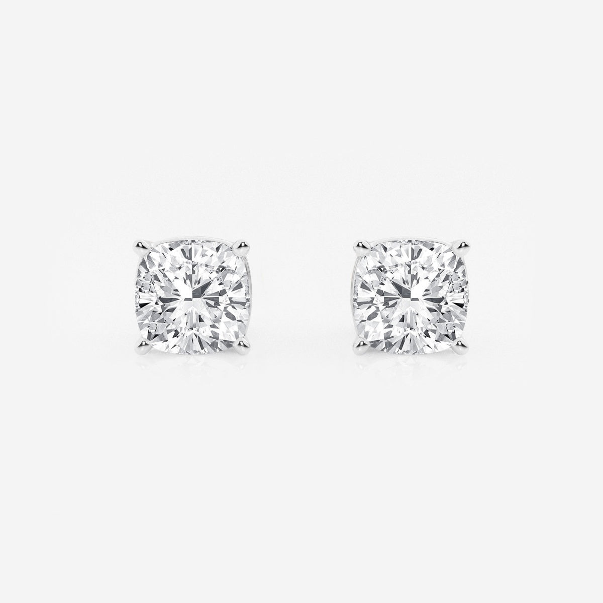 Hazel - Graceful Solitaire Setting Earrings