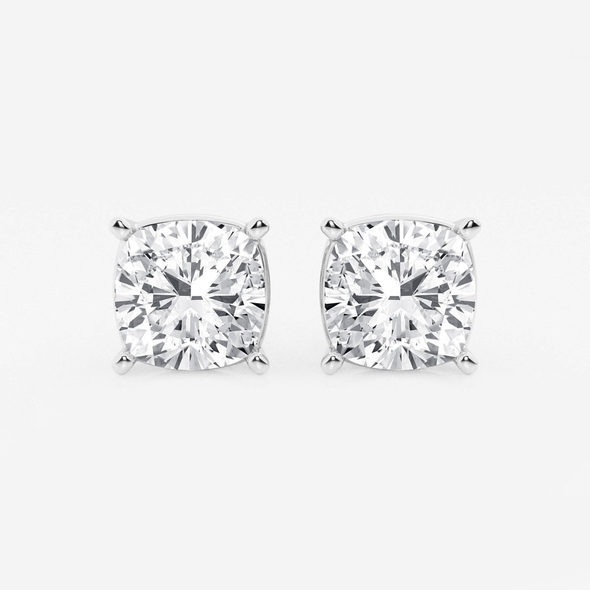 Hazel - Graceful Solitaire Setting Earrings