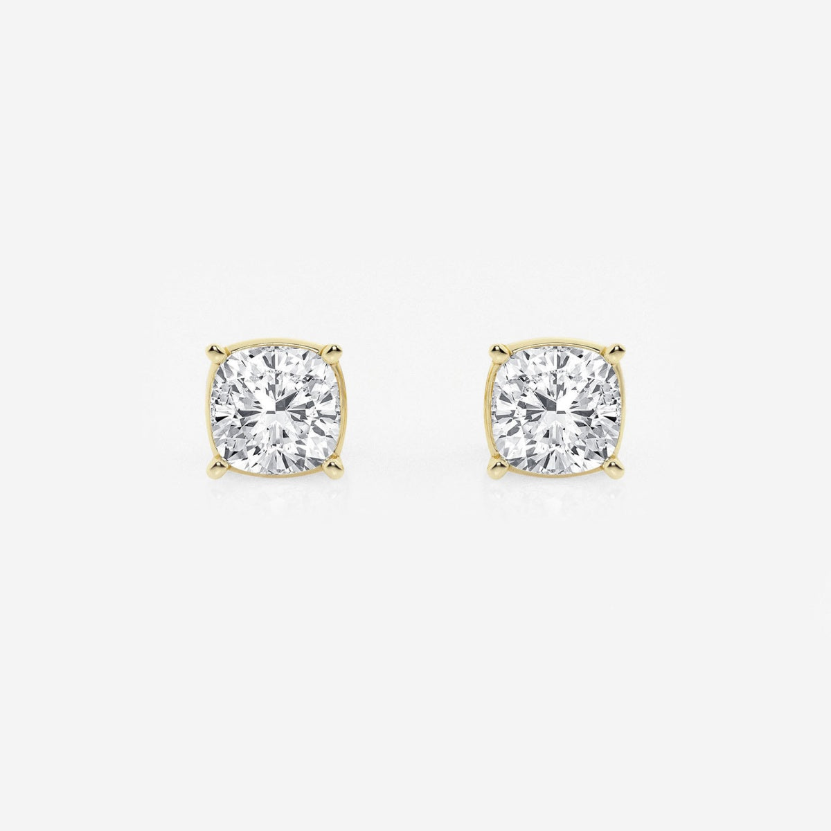 Hazel - Graceful Solitaire Setting Earrings