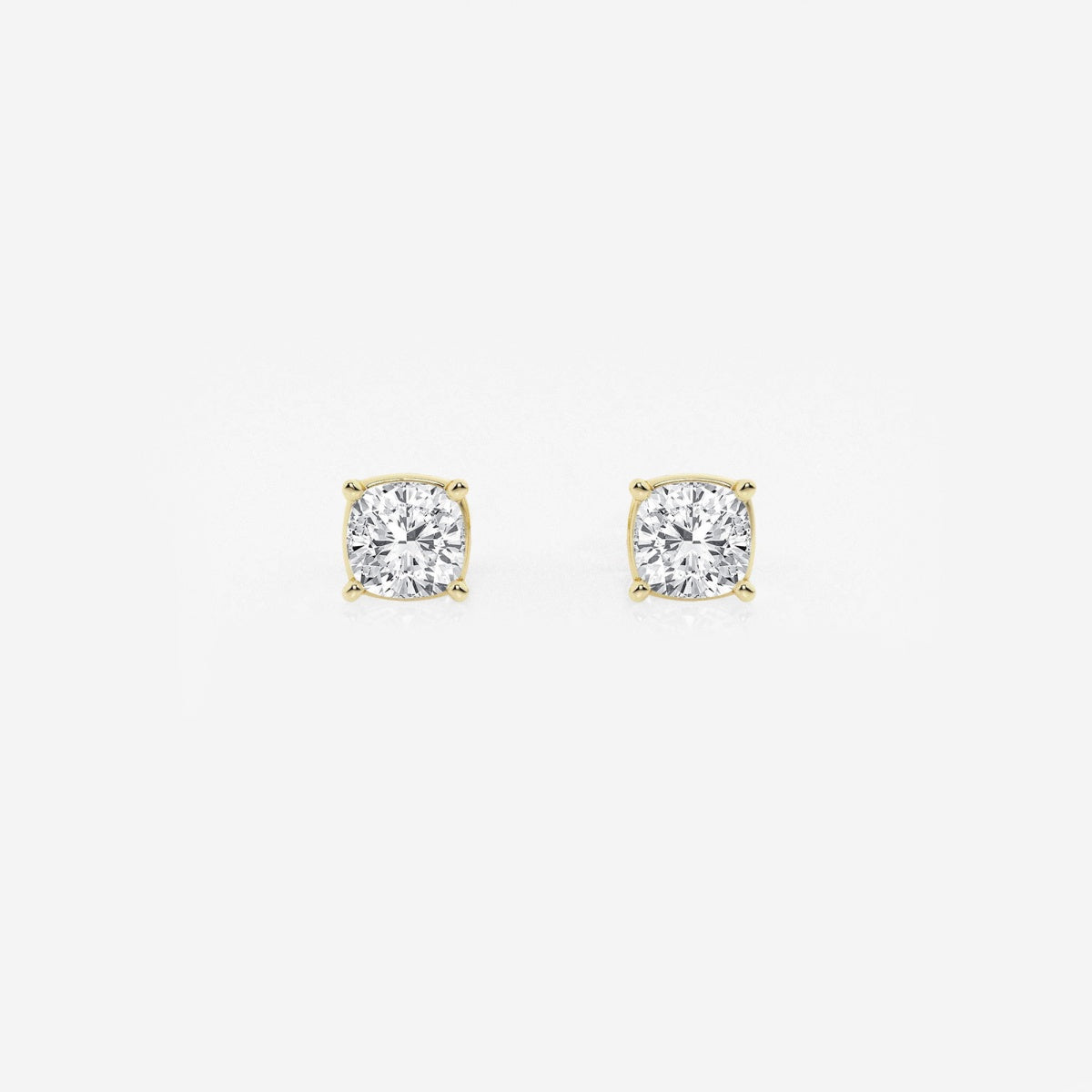 Hazel - Graceful Solitaire Setting Earrings