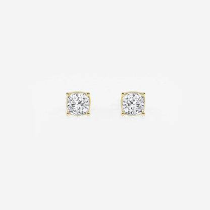 Hazel - Graceful Solitaire Setting Earrings